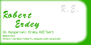 robert erdey business card